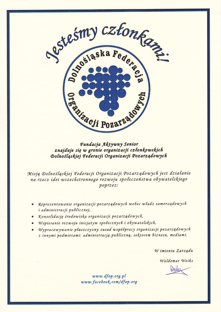 Dolnośląska Federacja Organizacji Pozarządowych - 2014